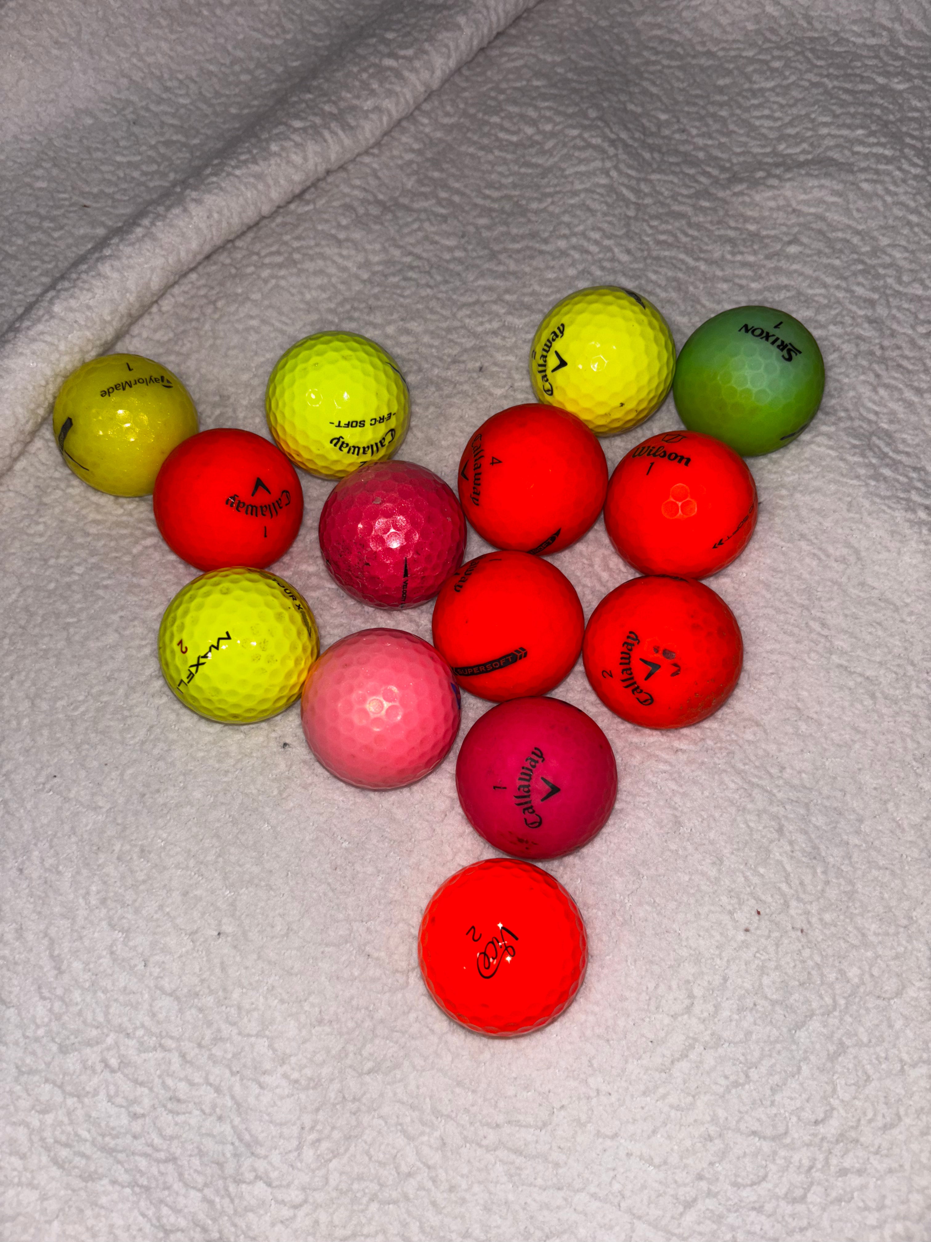 Colored Golf Balls