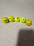 Neon Green Golf balls